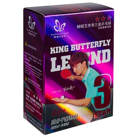 Шарики для настольного тенниса Butterfly King 3* (6шт) BB-2508 - фото 2 - id-p1356143416