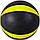 Медбол 3 кг LEXFIT жовтий з чорним, фото 4