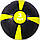 Медбол 3 кг LEXFIT жовтий з чорним, фото 3