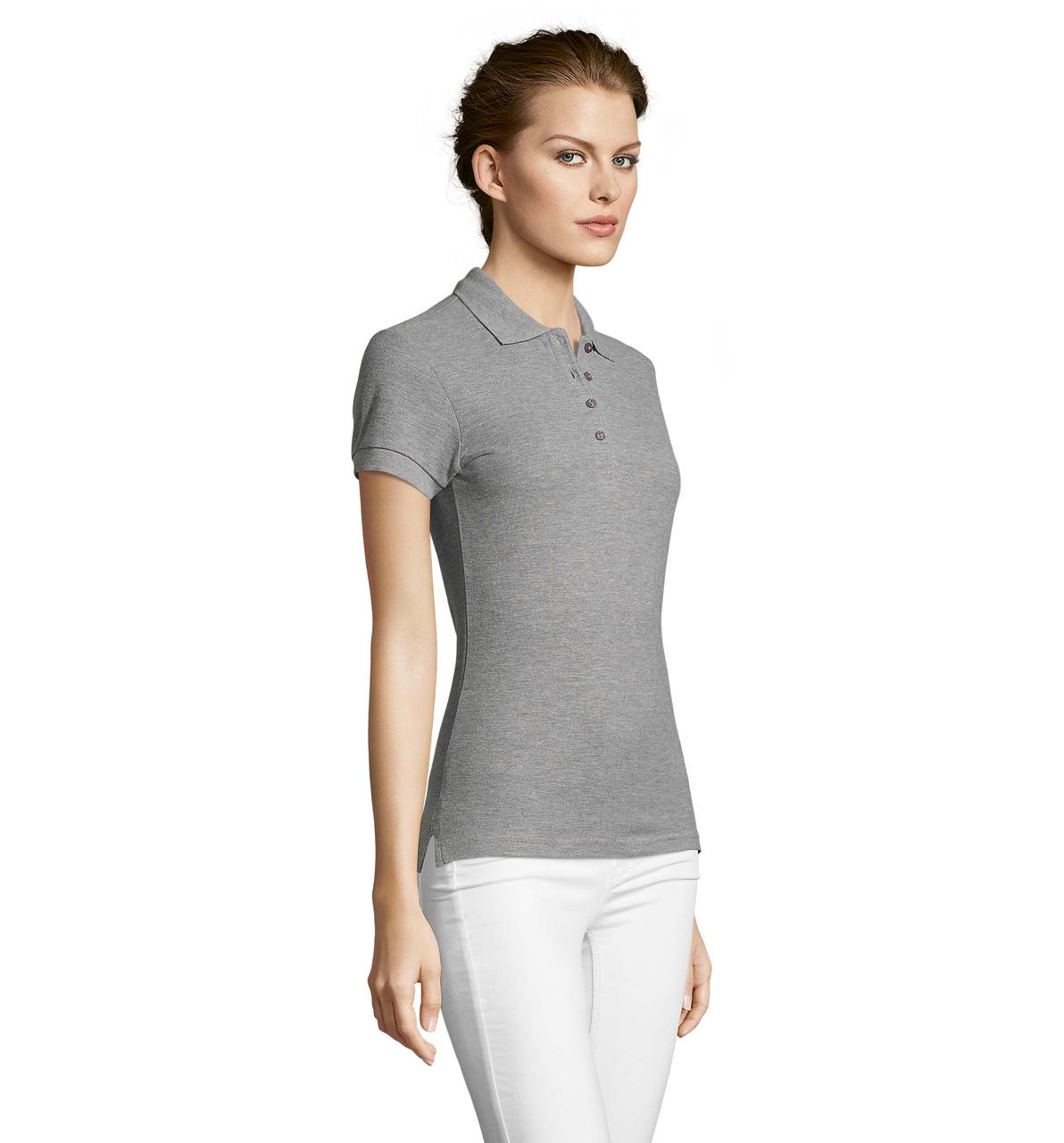 Жіноча сорочка поло SOL'S PEOPLE, Grey-melange_360, розміри від S до ХXL