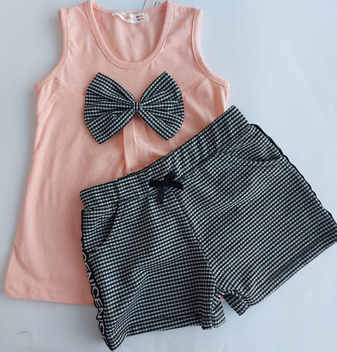 Купить Летний костюм для девочки майка + шорты р.98см урция, цена 350 ...