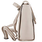 Сумка жіноча Fashion трансформер бежево-сіра 408478Bg, фото 3