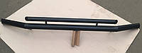 Труба передняя двойная D60/42 Защита переднего бампера в черном мате Передний радиус на Lexus gx470 2003-2010