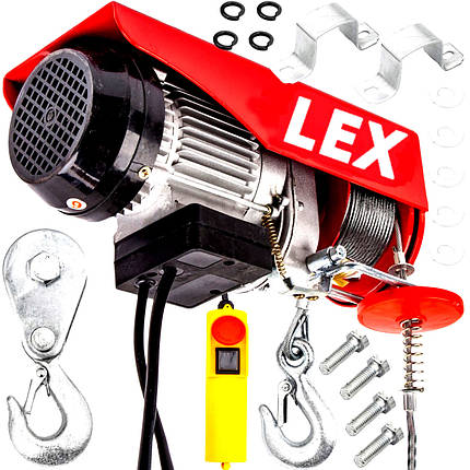 Тельфер,таль,лебідка Lex LXEH 600 300/600кг Польща!, фото 1