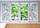 Матова плівка на скло Магнолія (вікна, перегородки) від сусідів і сторонніх очей, роздільник простору, фото 2