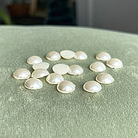 Полусуна білі перли 8 мм