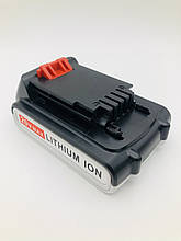 Акумулятор для електроінструменту Black&Decker LB2XR20/LB20/LBX20/LBXR20/LB2X4020, (Li-ion 20 V 2.0 Ah)