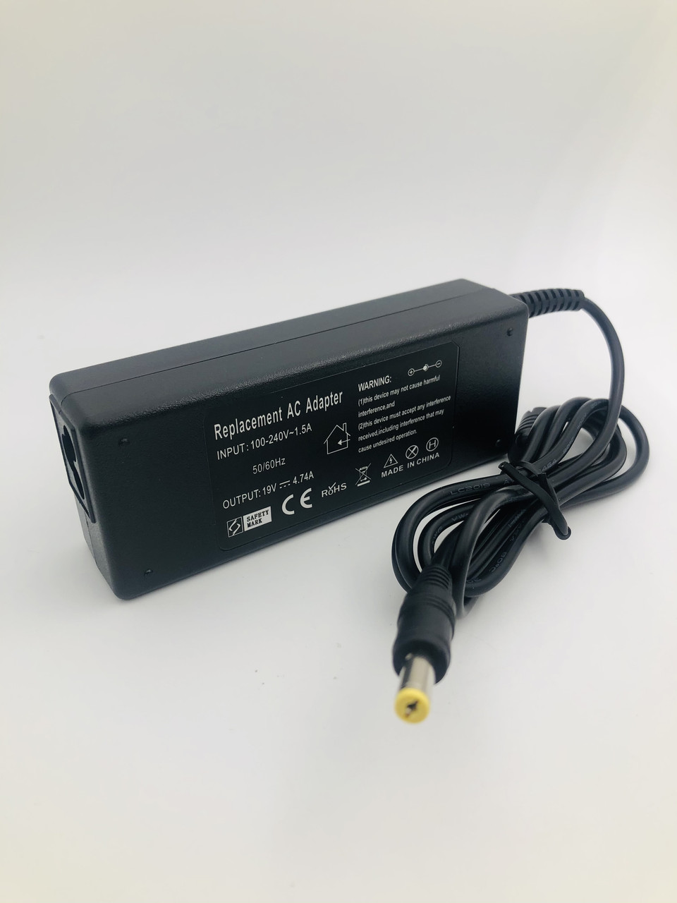 Блок живлення для ноутбука Acer, роз'єм 5.5*1.7 мм, 19V, 4.74 A, 90W, чорний, без кабелю, фото 1