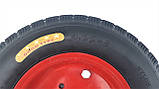 Колесо для тачки 4.00-8 пневматичне посилене під вісь 17мм, фото 4