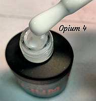 Молочная камуфлирующая каучуковая база для ногтей Rubber Base Opium объем 8 мл
