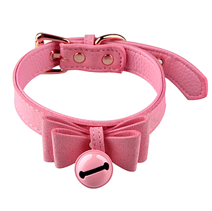 Нашийник Cute pink collar with Bell