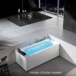 Гідромасажна ванна Hydrosan 170x75 Olimpia 935C права
