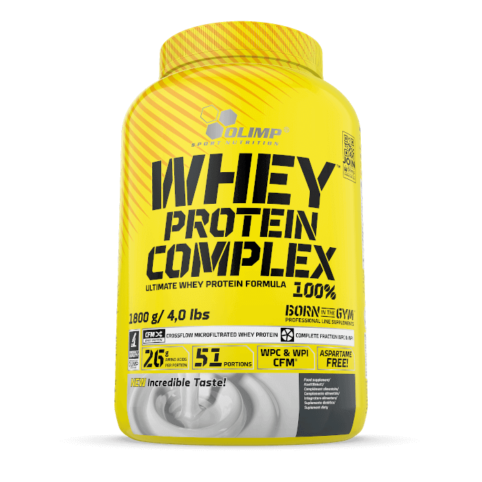 Сироватковий протеїн концентрат Olimp Whey Protein Complex 100% (1800 г) олімп вей комплекс айс-кави, фото 1