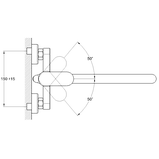 Змішувач для ванни GAB7-A136, фото 3
