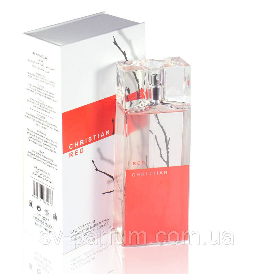 Жіноча парфумована вода Christian RED 100ml