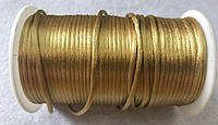 Корсетный атласный шнур золотой корсетный шнур