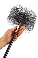 Щітка для чищення димоходу Savent ф180 мм метал під різьбу Super Lux, фото 3