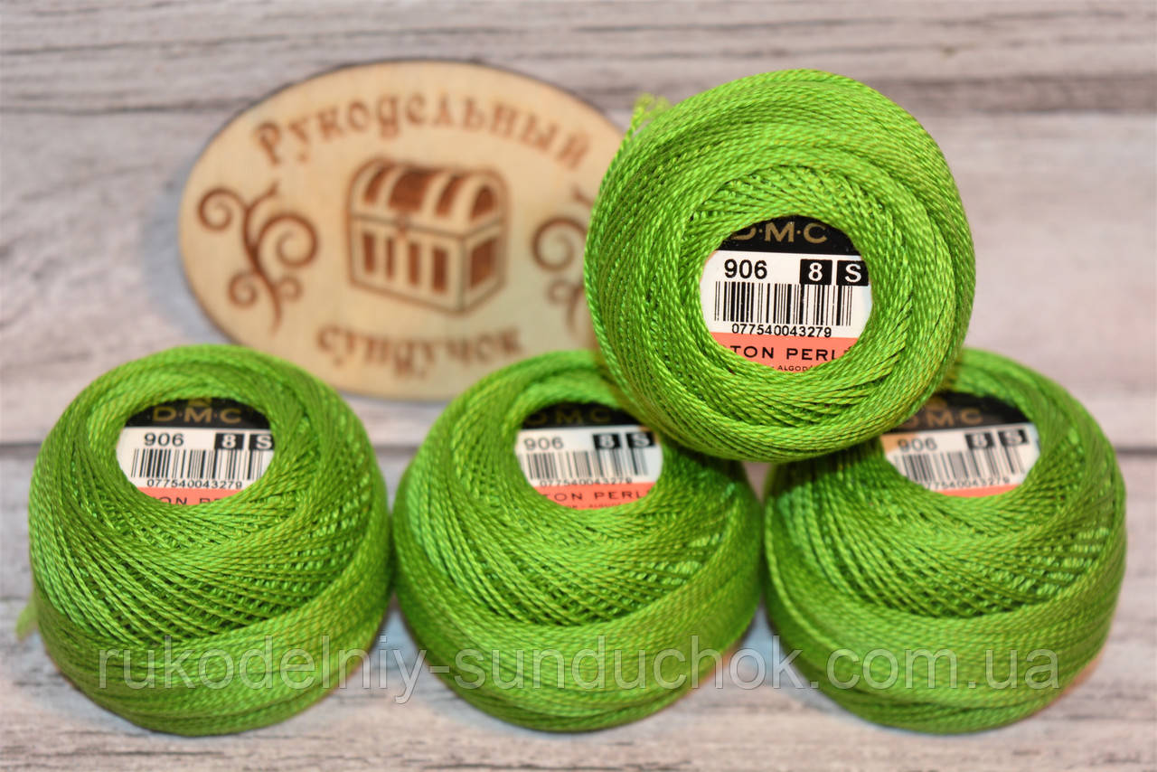 DMC Pearl Cotton Balls #8 - № 906