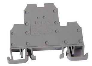 Клемa модульна ONKA двоярусна на din-рейку переріз 2,5 мм2