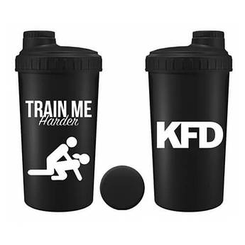 KFD Shaker Train Me Harder 700 ml, Черный, Чорний