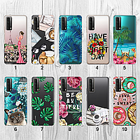 Силиконовый чехол с рисунком для Huawei P Smart 2021 (new collection)