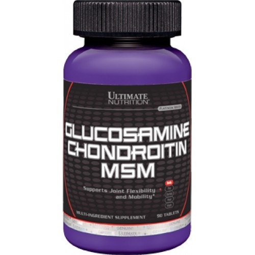 Комплекс для суглобів і зв'язок, Ultimate Glucosamine & Chondroitin MSM 90 таб