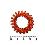 Гумка для волосся пружинка кольорова 4 см 100 шт, фото 4