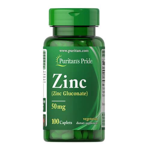Цинк, Puritan's Pride Zinc 50 mg 100 таб