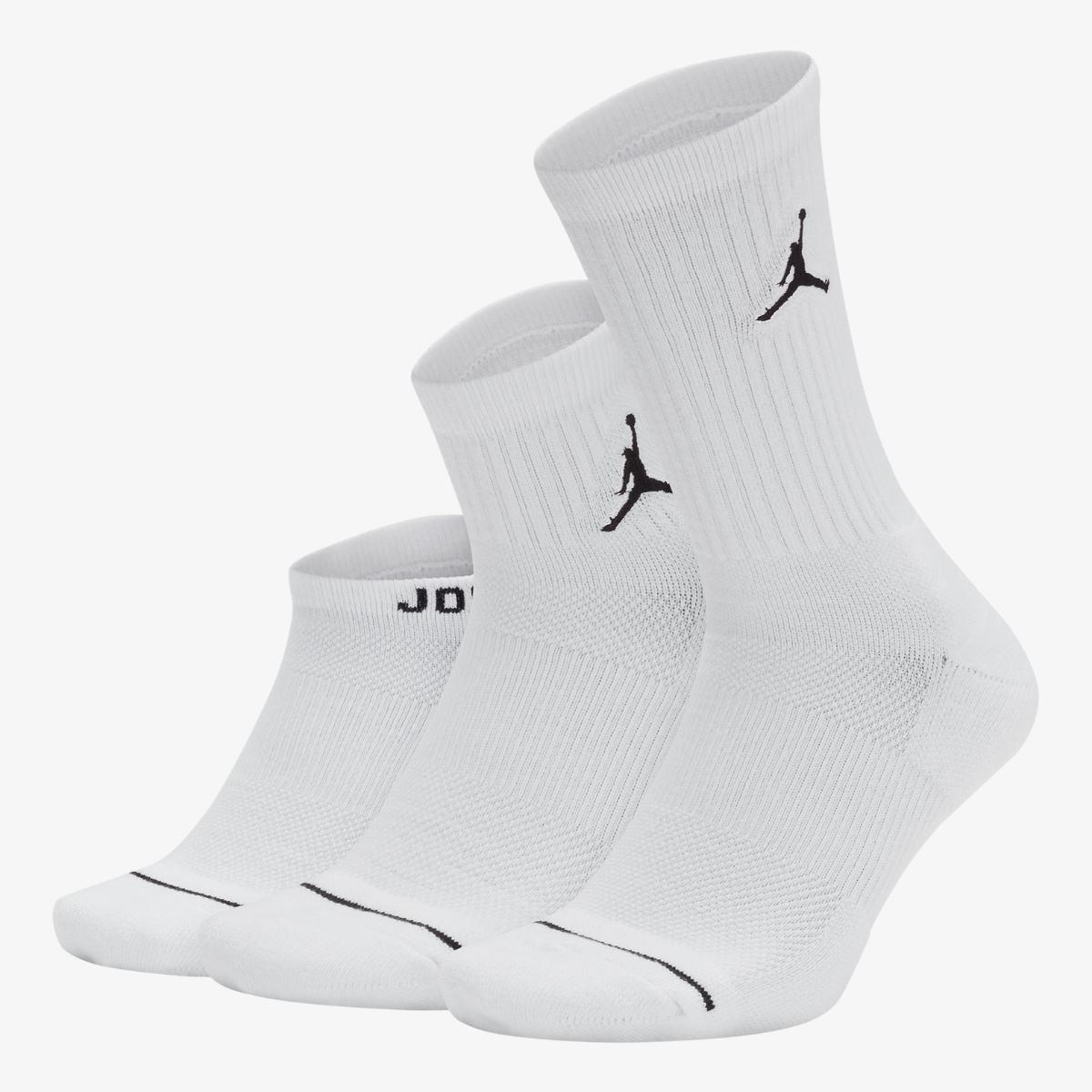 Шкарпетки баскетбольні Jordan Waterfall Socks 3 пары (SX6274-100), фото 1