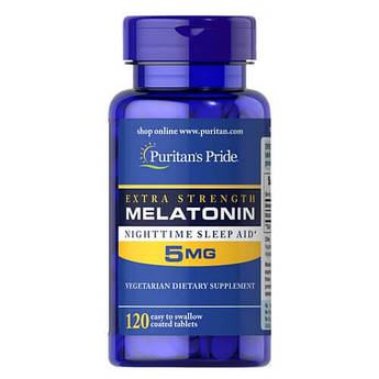 Puritan's Pride Melatonin 5 Mg 120 таб