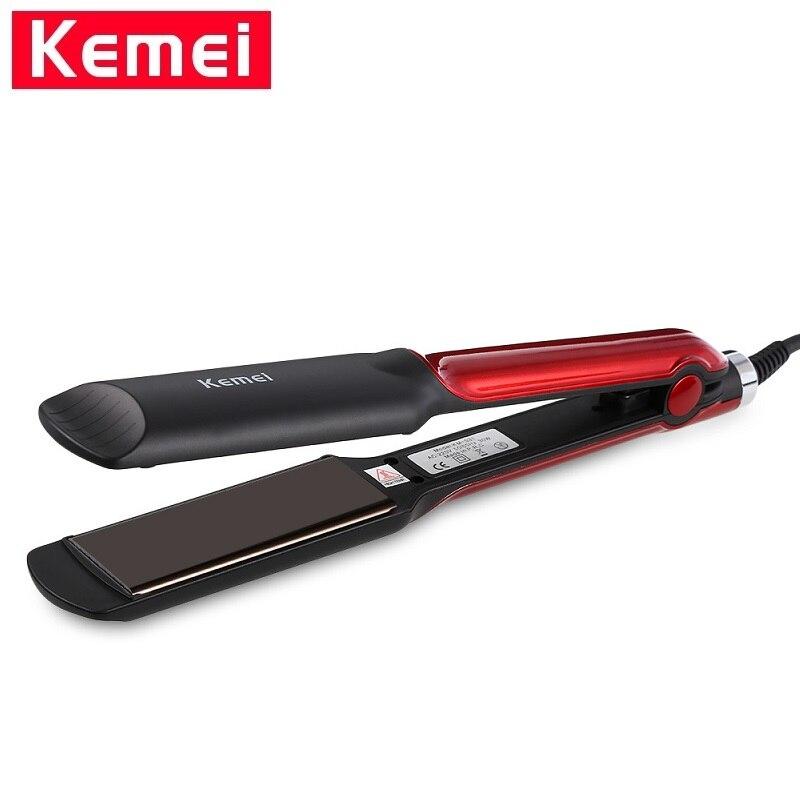 Плойка выпрямитель утюжок для волос Kemei KM-531 40W щипцы с регулировкой температуры (от 160 до 220 градусов) - фото 2 - id-p1356303412