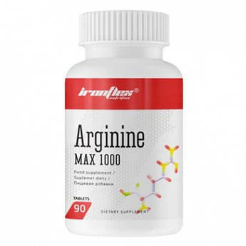 Аргінін, IronFlex Arginine MAX 1000 90 таб