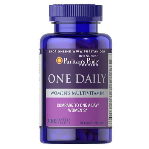 Puritan's Pride One Daily Women's Multivitamin 200 таб., фото 1