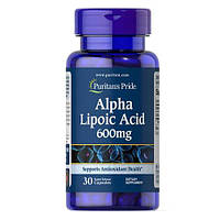 Альфа-липоевая кислота, Puritan's Pride Alpha Lipoic Acid 600 mg 30 капсул