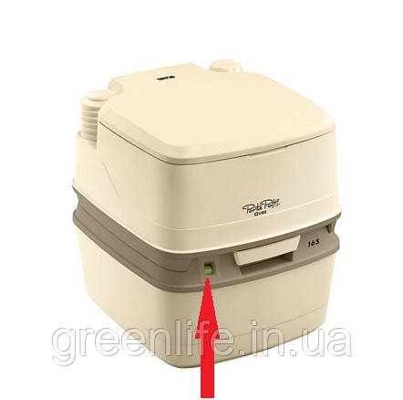 THETFORD, Порта Потті 165 люкс з індикатором, Porta Potti 165 Qube Luxe, портативний. Біотуалет ОРІГІНАЛ ( не Китай !!! ).