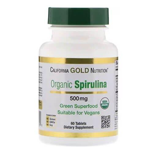 California Gold Nutrition Spirulina 60 таб