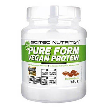 Scitec Nutrition Pure Form Vegan Protein 450 грам