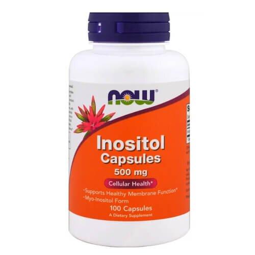 NOW Inositol 500 mg 100 капсул, фото 1