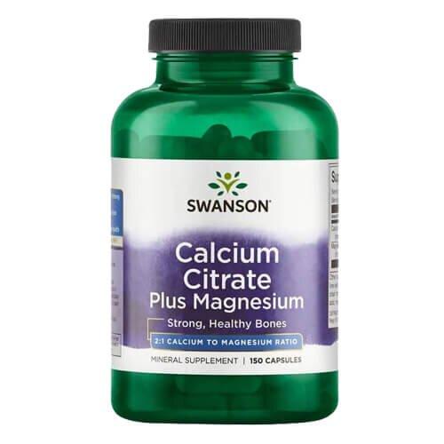 Swanson Calcium Citrate Plus Magnesium 150 капсул, фото 1