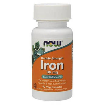 NOW Iron 36 mg 90 капс
