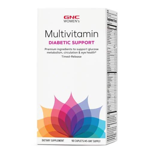 Вітаміни для жінок, GNC Women's Multivitamin Diabetic Support 90 таб