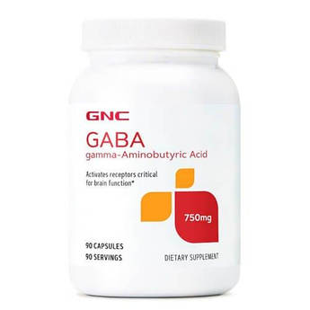 GNC GABA 750 mg 90 капсул