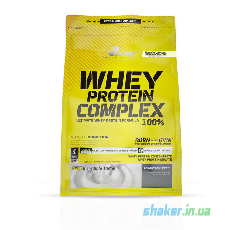 Сывороточный протеин концентрат Olimp Whey Protein Complex 100% (2,27 кг) олимп апельсин маракуя - фото 1 - id-p1356316042