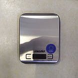 Нові сенсорні кухонні ваги з нержавіючої сталі Mesko MS3169 з Європи з гарантією, фото 2