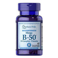 Комплекс витаминов В, Puritan's Pride Vitamin B-50 Complex 100 таб