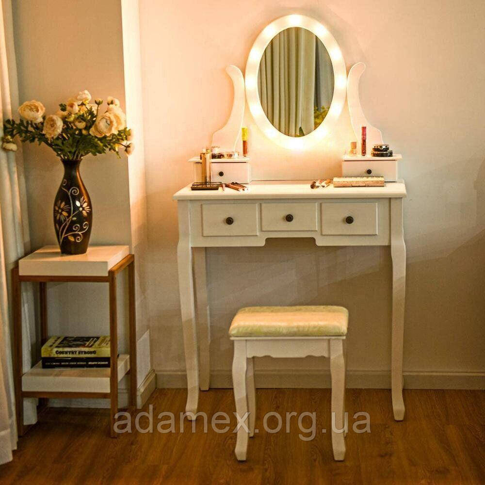 Туалетный столик с зеркалом с подсветкой В-054 L