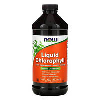 Высококонцентрированный жидкий хлорофилл, NOW Liquid Chlorophyll 473 мл (термін 4-01.24р)