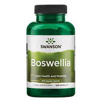 Экстракт ладана, Swanson Boswellia 400 mg 100 капсул