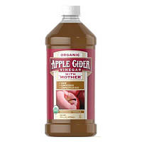 Яблочный уксус, Puritan's Pride Organic Apple Cider Vinegar 473 мл