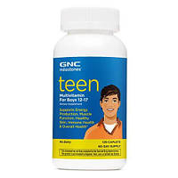 Мультивитамины для подростков 12-17 лет, GNC Teen Multivitamin For Boys 12-17 120 таб